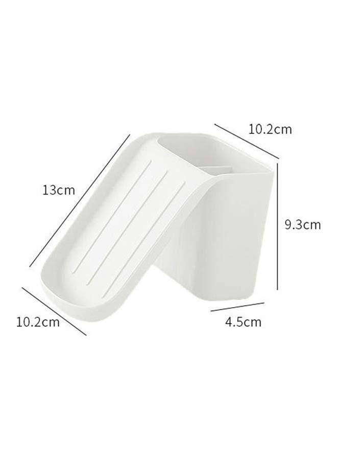 فاشون هوم صندوق تخزين يثبت على الحائط أبيض 10.2x4.5x9.3سم  - Image 3