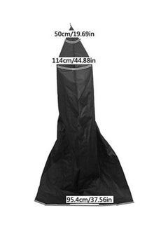 fashionhome Polyester Umbrella Round Waterproof Protective Cover Black 202x95x50cm  - Image 2