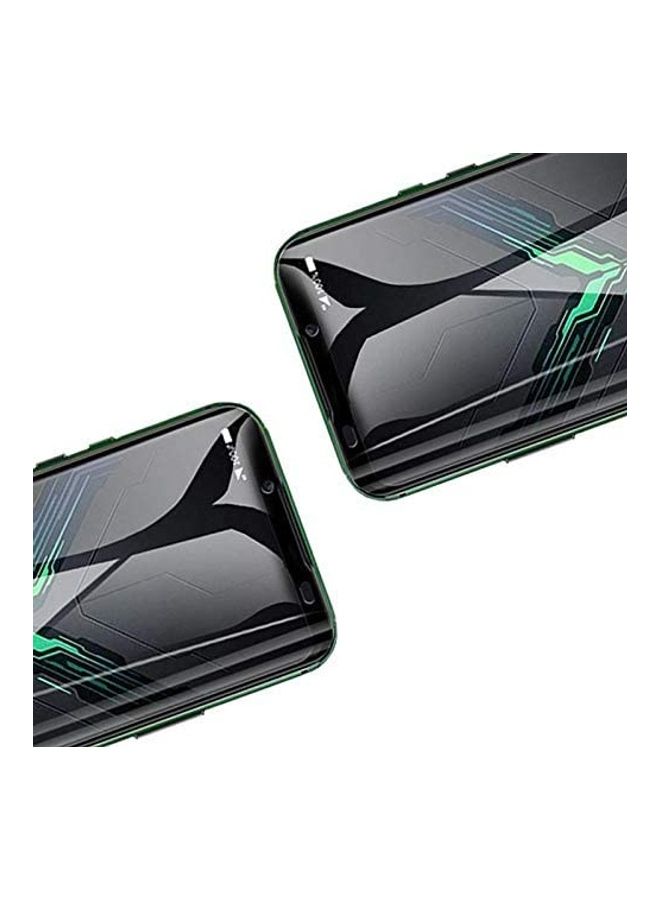 Tempered Glass Screen Protector For Xiaomi Black Shark 2 Pro Clear/Black - Image 4