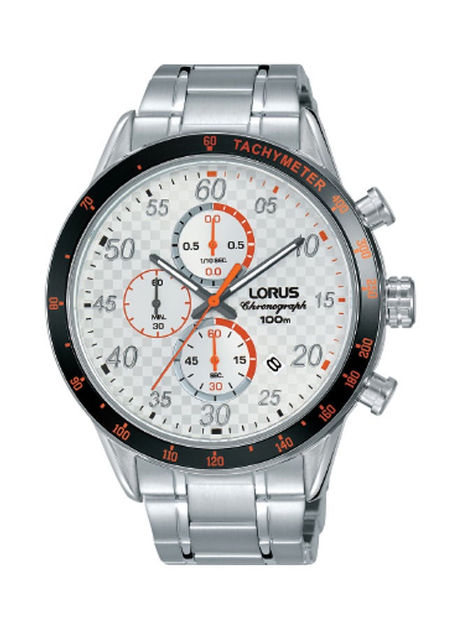 لوراس ساعة يد كرونوغراف رياضية بسوار من الاستانلس ستيل طراز RM335EX9 للرجال - Image 1
