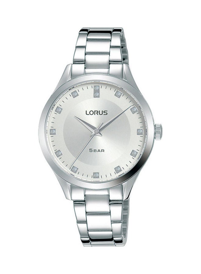 لوراس ساعة يد بعقارب وسوار من الستانلس ستيل طراز RG201RX9 للنساء - Image 1