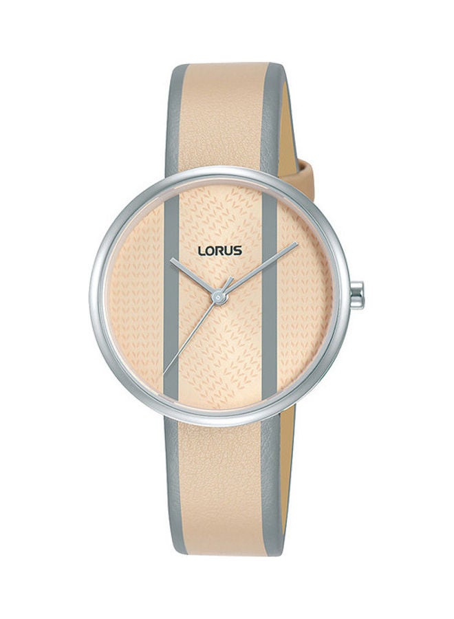 لوراس ساعة يد بعقارب وسوار من الجلد طراز RG221RX9 للنساء - Image 1