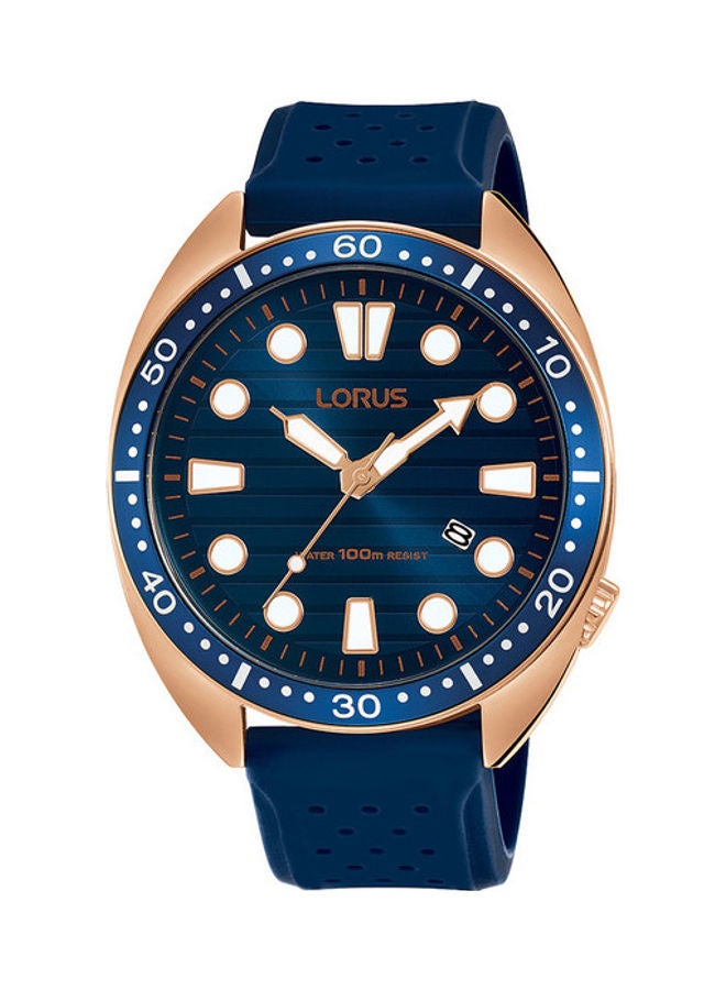 لوراس ساعة يد بعقارب وسوار من السيليكون طراز RH926LX9 للرجال - Image 1