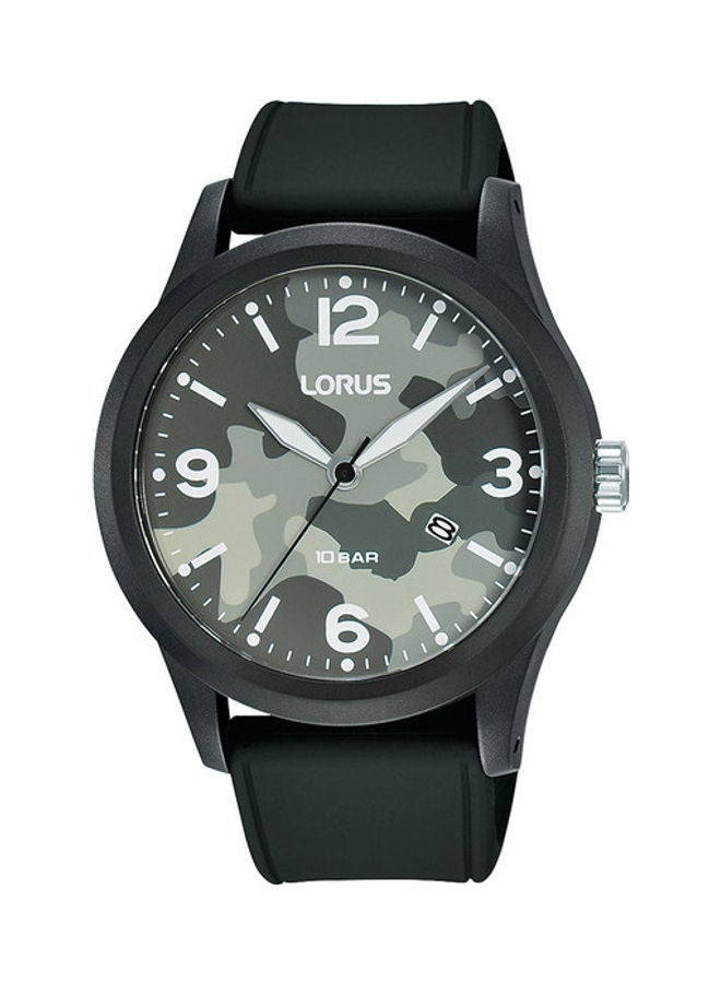 لوراس ساعة يد بعقارب وسوار من السيليكون طراز RH913MX9 للرجال - Image 1