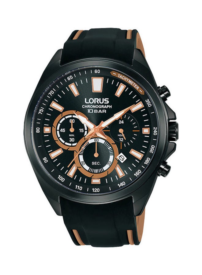 لوراس ساعة يد كرونوغراف بسوار من السيليكون طراز RT383HX9 للرجال - Image 1