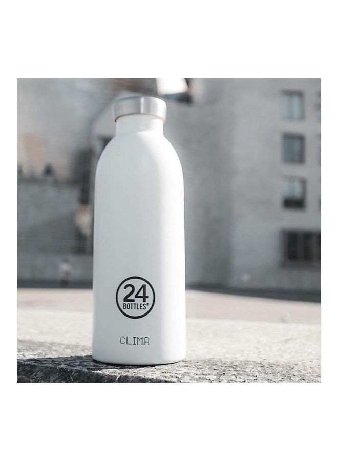 24Bottles - Double Walled Stainless Steel Water Bottle White - Image 1