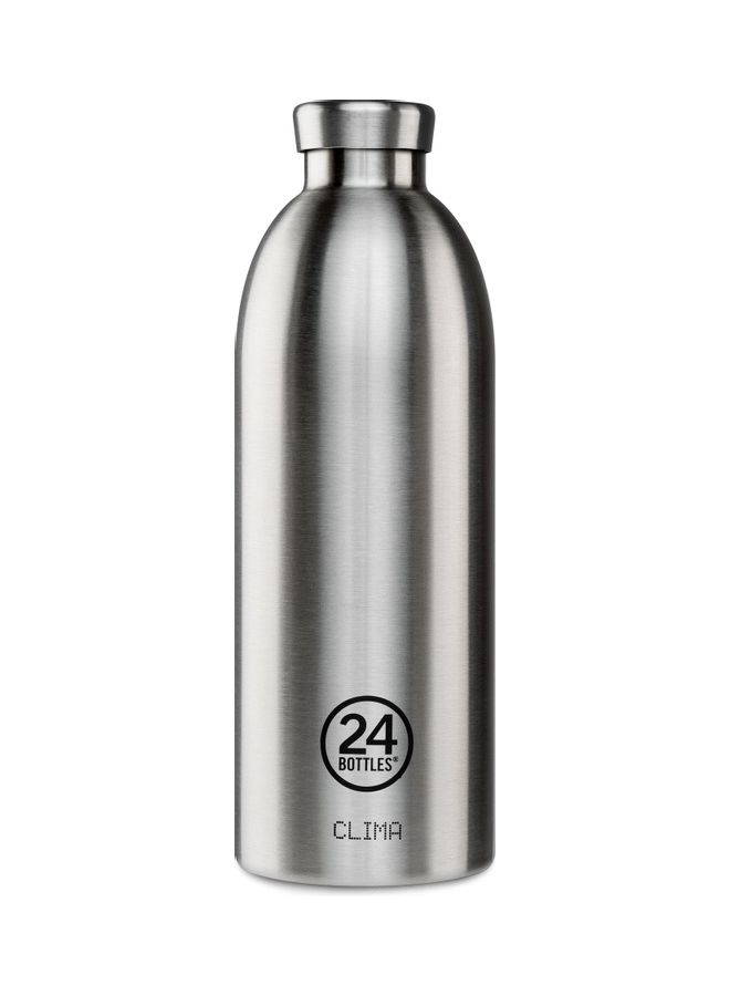24Bottles - Double Walled Stainless Steel Water Bottle Silver - Image 1