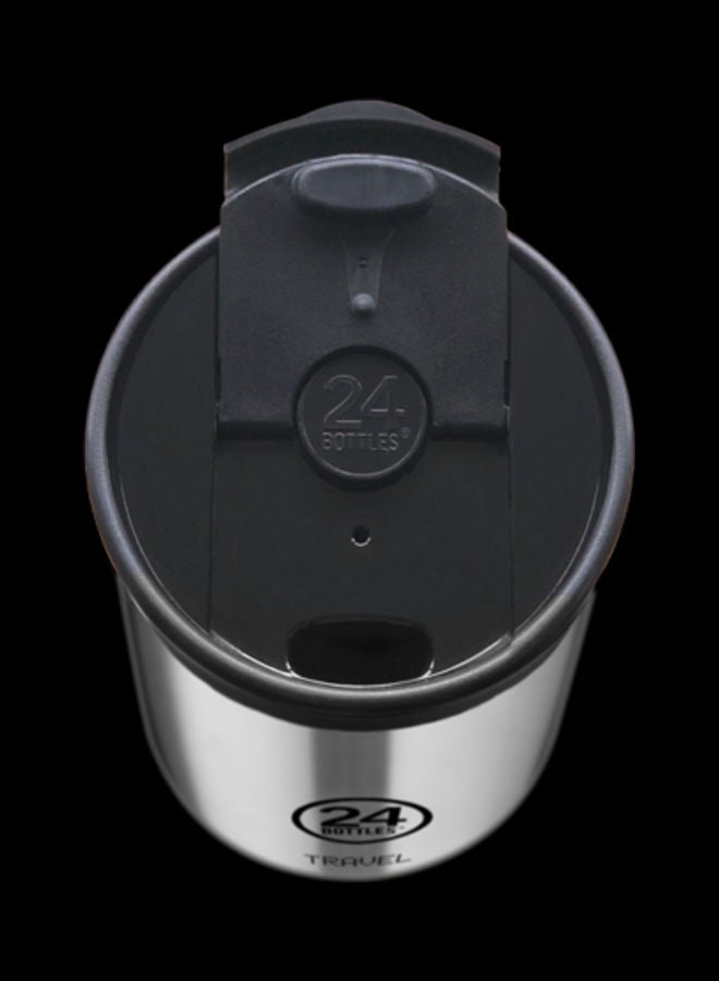 24Bottles Double Walled Insulated Stainless Steel Travel Tumbler Silver - Image 2