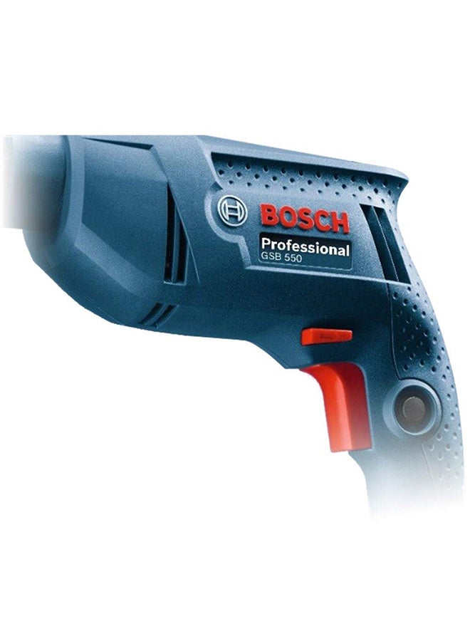 BOSCH Professional Impact Drill GSB 550 Blue 1.8kg - Image 2