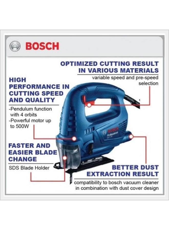 بوش منشار احترافي أركت GST 700 أزرق 2.1كيلوجرام - Image 3
