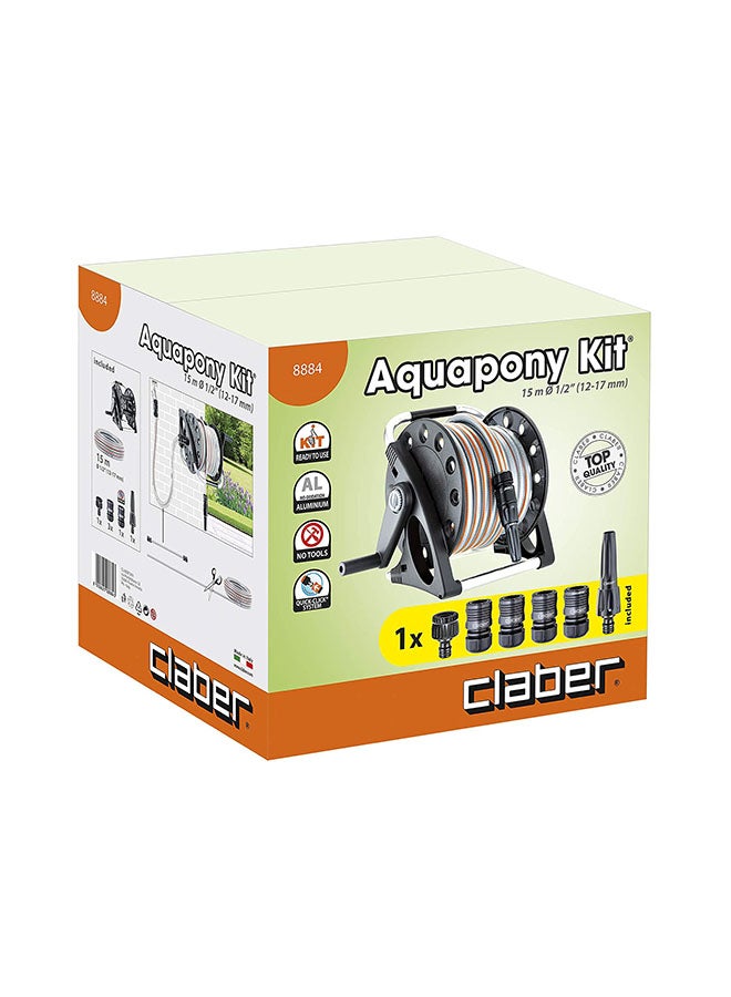 Claber Aquapony 8884 Hose Reel Kit 15m Multicolour 3.42kg - Image 2