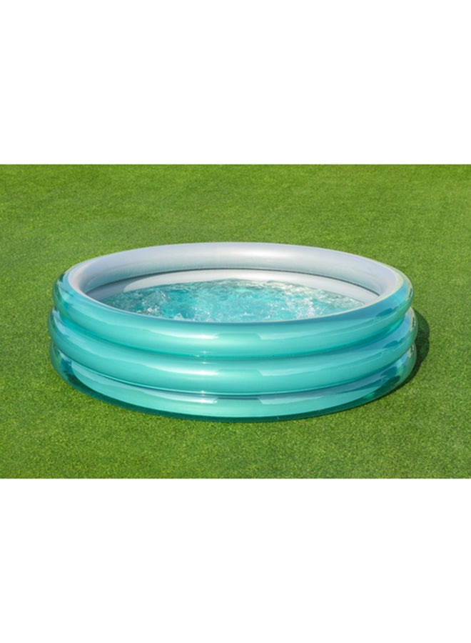 Bestway 3-Ring Inflatable Foldable Portable Stylish Circular Swimming Pool For Backyard 201x53x201cm - Image 5