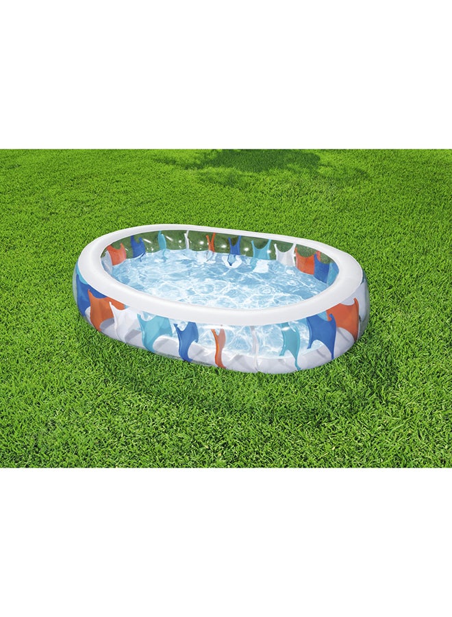 بست واي - Elliptic Pool -26-54066 234x152x51cm - Image 1