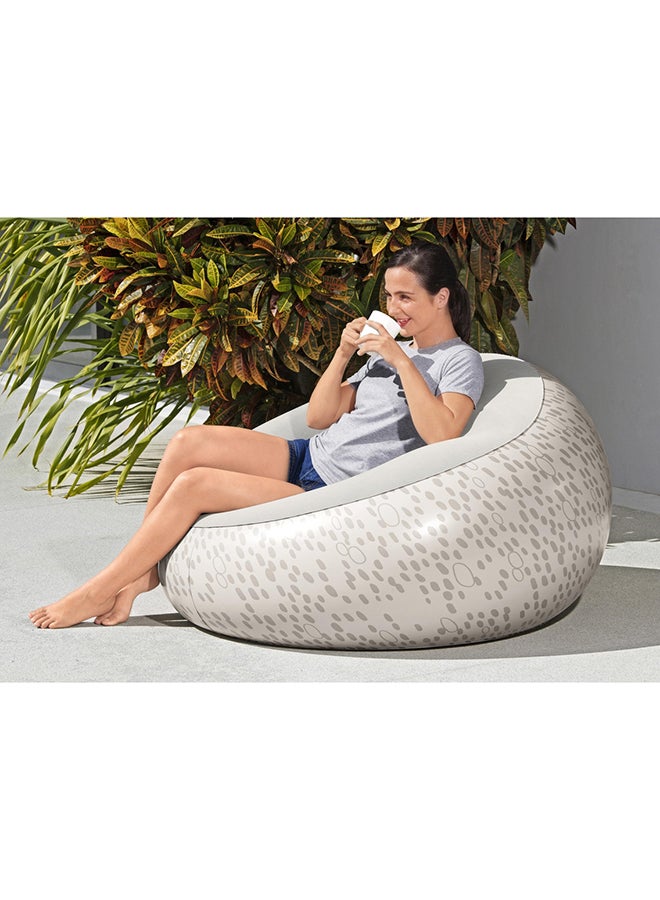 Bestway Inflate-a-chair 112x112x66cm  -26-75052 Grey  - Image 3