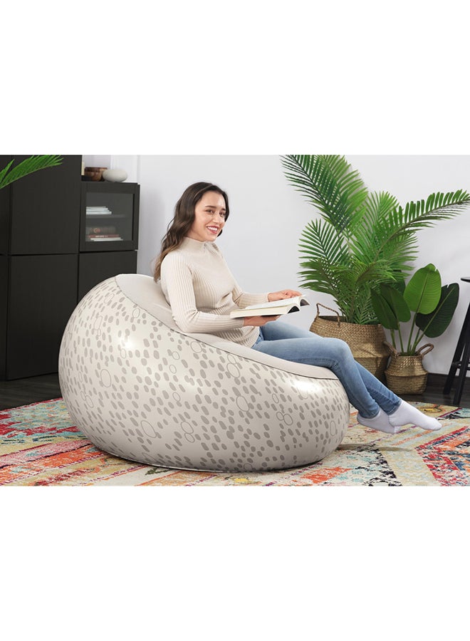Bestway Inflate-a-chair 112x112x66cm  -26-75052 Grey  - Image 4