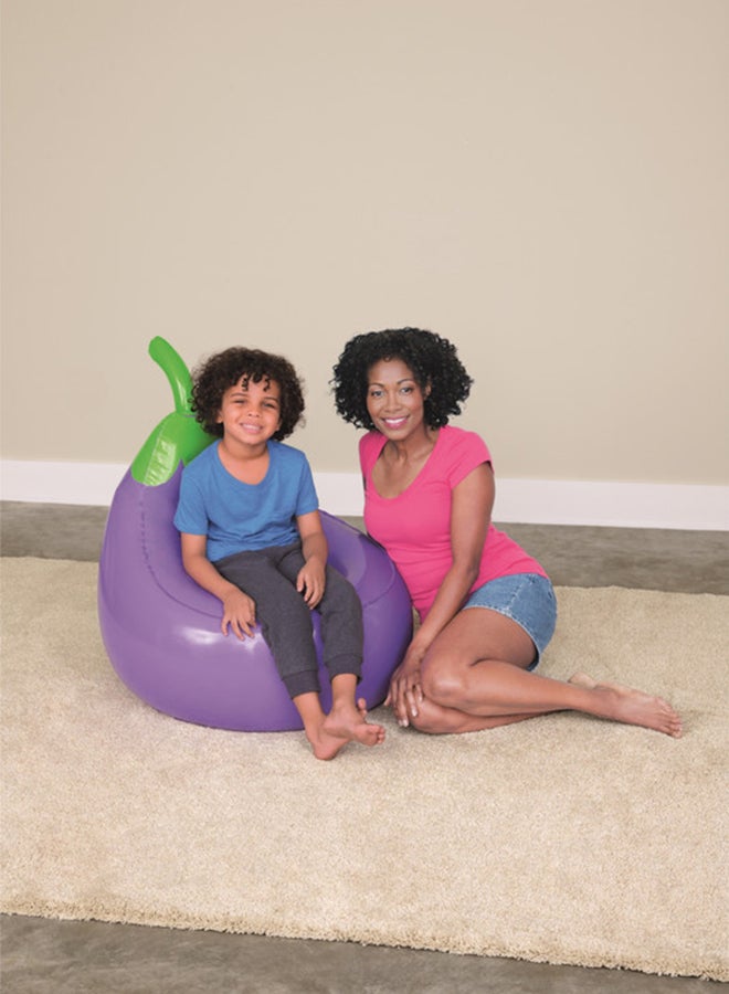Bestway Fruit Kiddie Lounge Chair 26-75066 Purple/Green  - Image 5