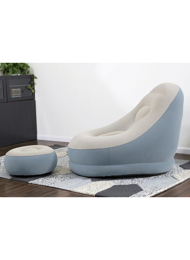 Bestway Comfort Crusier Inflate-a-Chair  1 Seater Blue 68.5x60.5x44inchinch  - Image 4