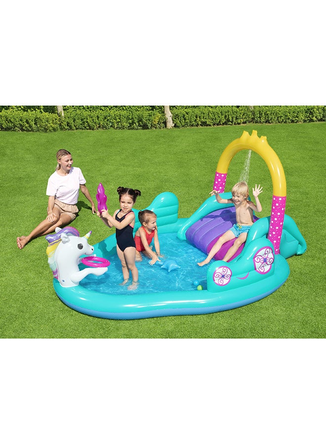 Bestway - Magical Unicorn Carriage Play Pool Center - Image 1