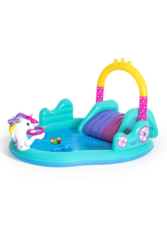 Bestway - Magical Unicorn Carriage Play Pool Center - Image 1
