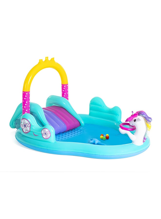 Bestway - Magical Unicorn Carriage Play Pool Center - Image 1