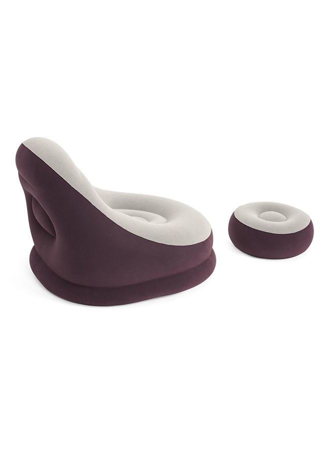 Bestway Comfort Crusier Inflate-a-chair 122x94x81cm  -26-75053 Brown/Grey 175x154x112centimeter  - Image 3