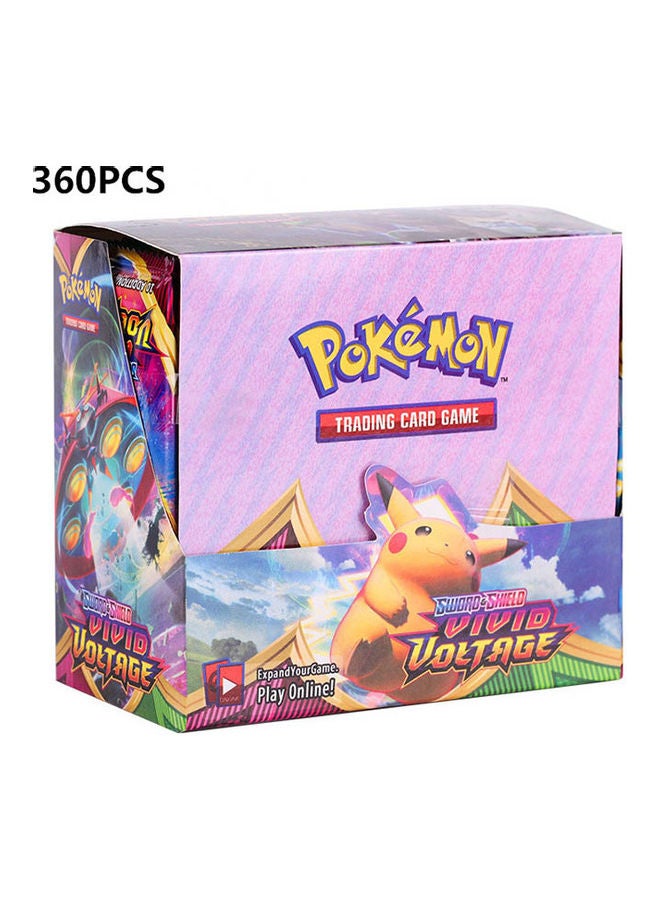 360-Piece Pokemon Vivid Voltage Sword And Shield Trading Card Game Set 13.5x12x6.5cm - Image 1