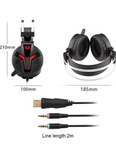 REDRAGON Gaming Headset Crystal Clear Sound And Noise Isolation For PC, PS4, Mobile & Xbox One  - Image 3