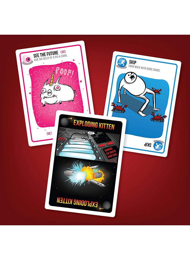 Exploding Kittens A Card Game 4.41x6.38x1.5inch
