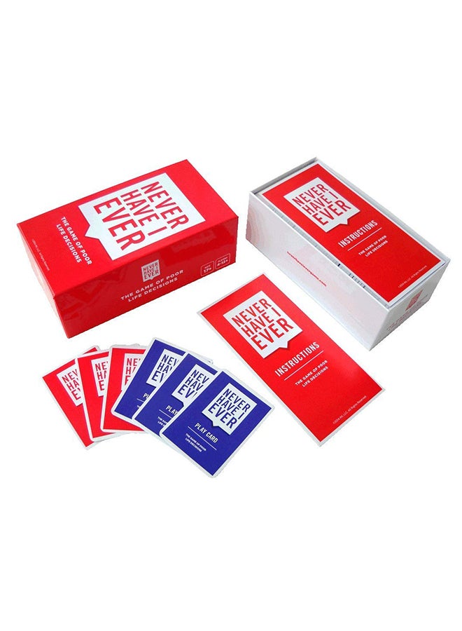 Never Have I Ever Card Game 10.2x7x19.1cm