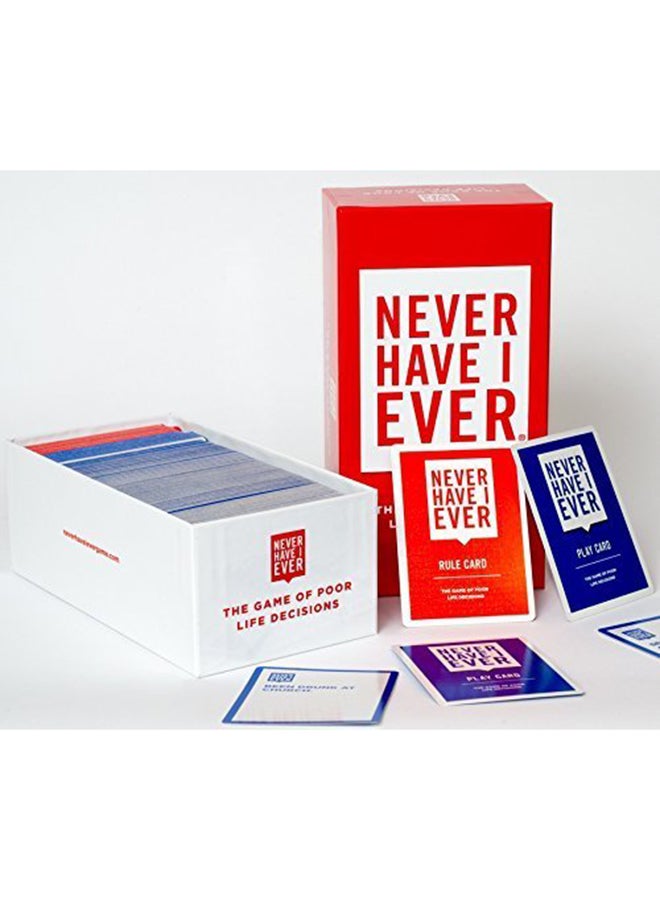 Never Have I Ever Card Game 10.2x7x19.1cm