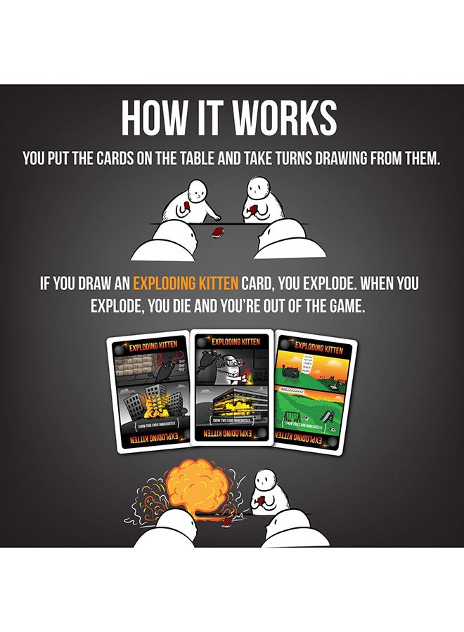 Cool Baby Exploding Kittens Card Game 11.18x16.26x3.81cm - Image 2