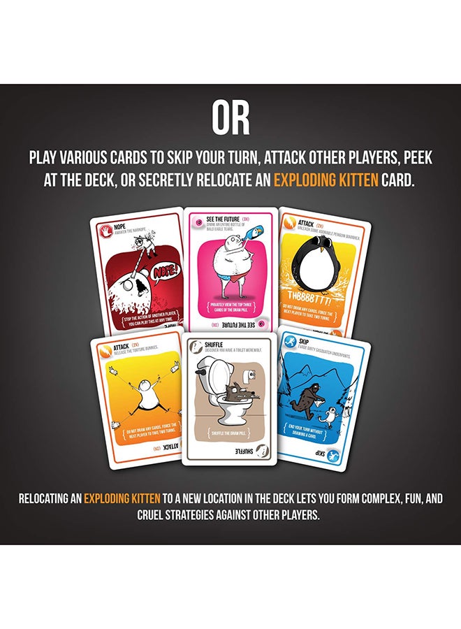 Cool Baby Exploding Kittens Card Game 11.18x16.26x3.81cm - Image 4