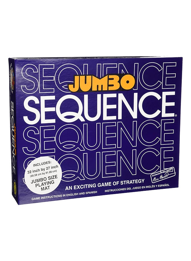 Generic - Jumbo Sequence Board And Card Games Box With Party Funny Toy 38.35x31.5x7.62cm - Image 1