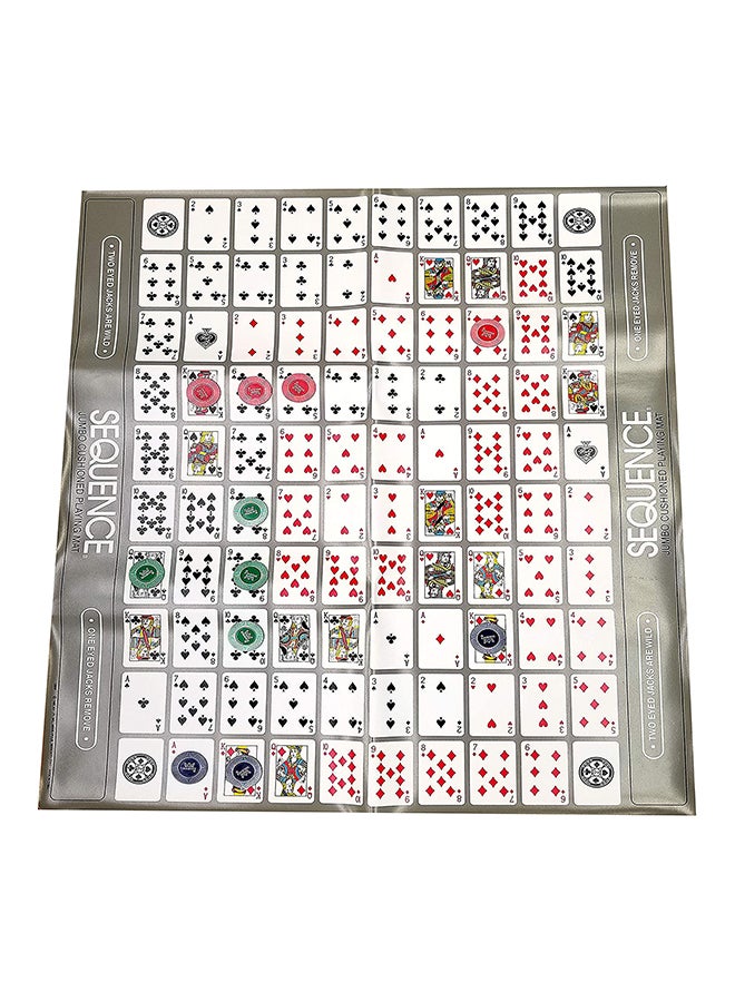 Generic - Jumbo Sequence Board And Card Games Box With Party Funny Toy 38.35x31.5x7.62cm - Image 1