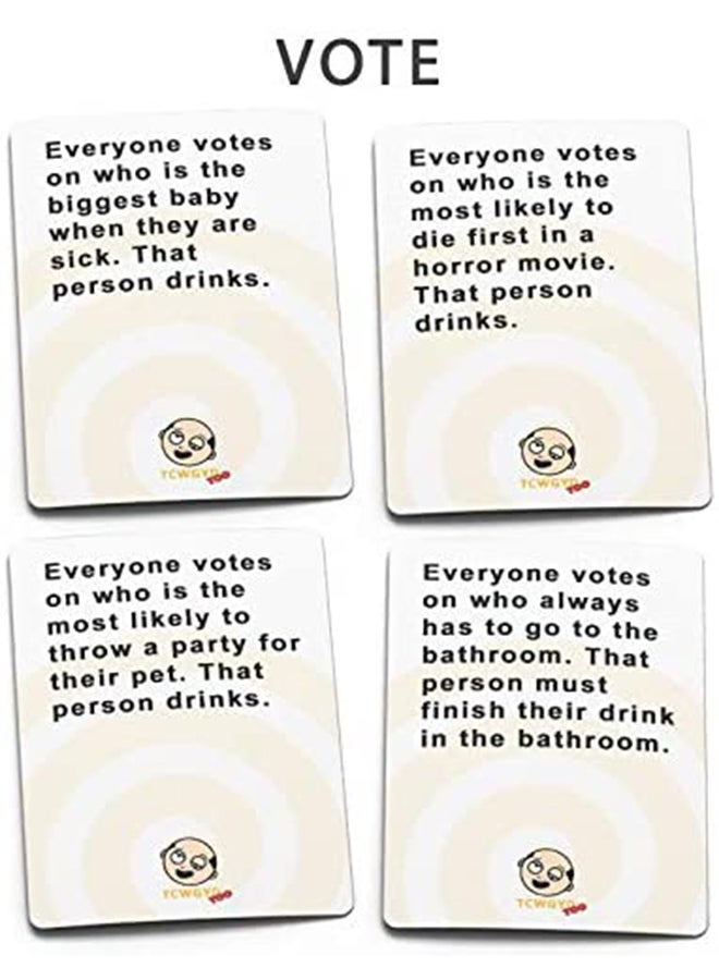 These Cards Will Get You Drunk Too Party Card Game T2504-1-1 9.2x6.6x3.8cm - Image 5