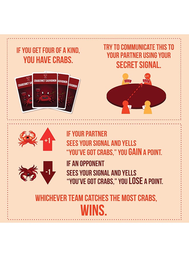 Generic - You've Got Crabs Card Game 7.8x16x10cm - Image 1