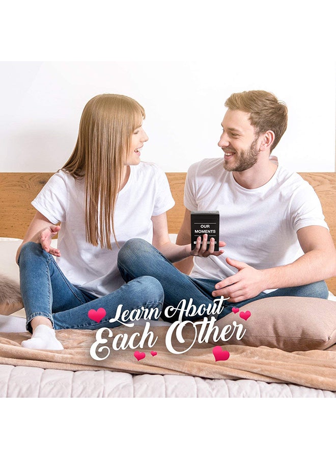 AMERTEER Our Moments Conversation Cards Game For Couples 3.3x6.6x9.14cm - Image 3
