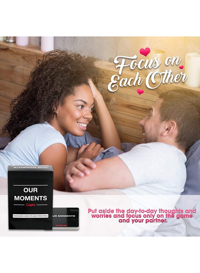AMERTEER Our Moments Conversation Cards Game For Couples 3.3x6.6x9.14cm - Image 5