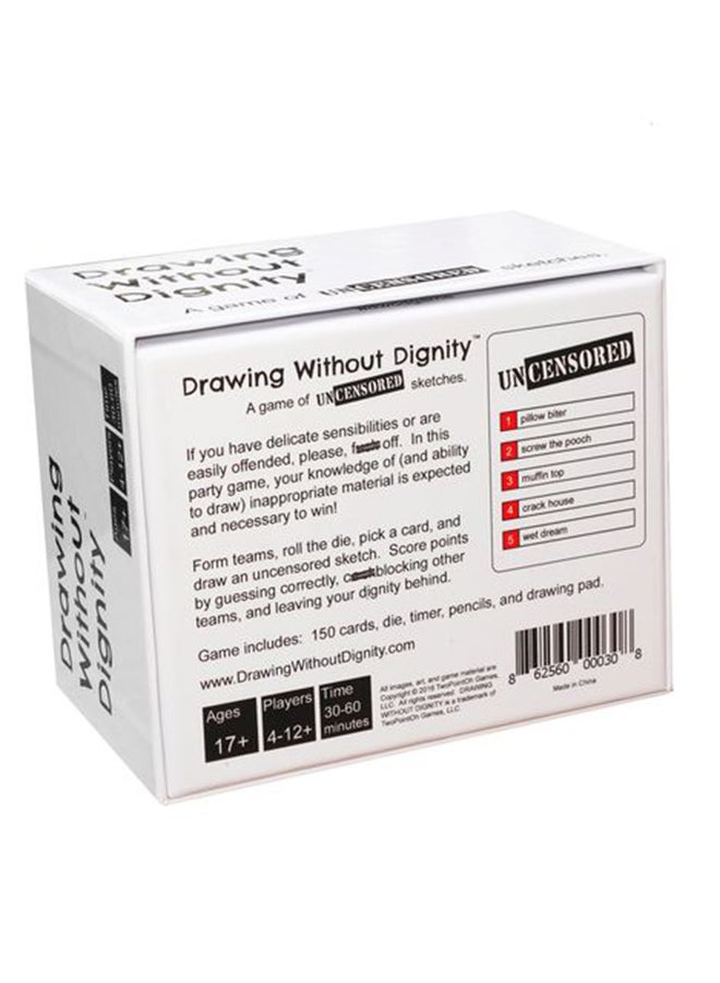Drawing Without Dignity Party Card Game For Adult 13.34x8.26x10.8cm
