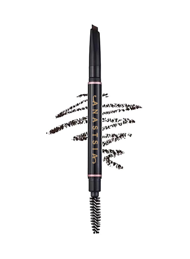 قلم محدد حواجب مع فرشاة بني غامق