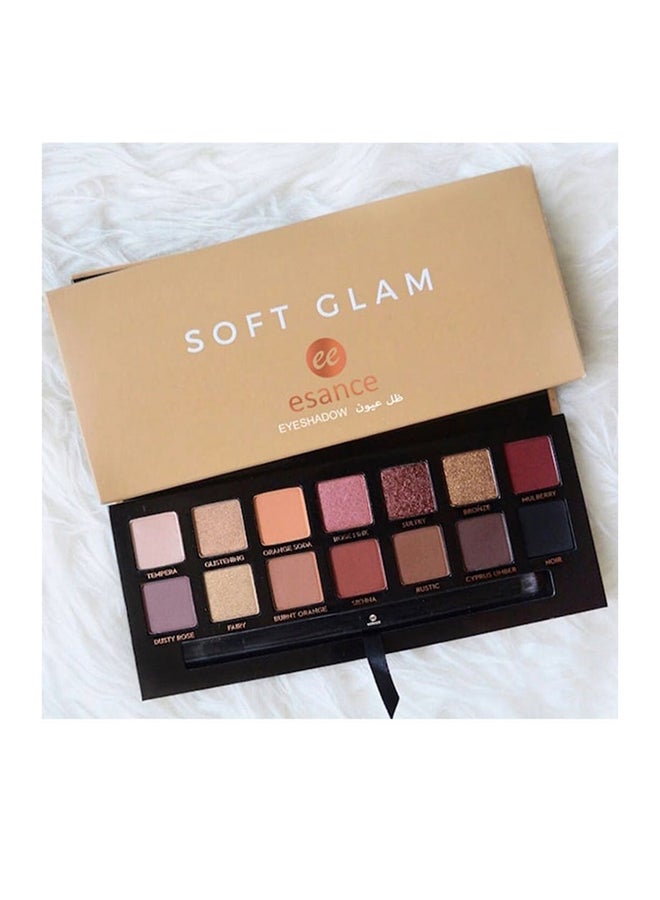 esance - Soft Glam Eyeshadow Palette Multicolour - Image 1