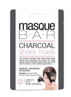 masque Bar Charcoal Sheet Mask 3 Piece 63ml  - Image 1
