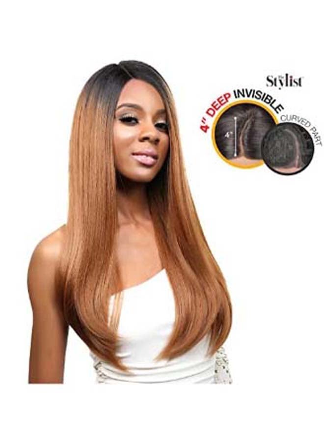 Lace Front Straight Hair Extension Brown/Black 8inch - v1612266027/N44065755A_1