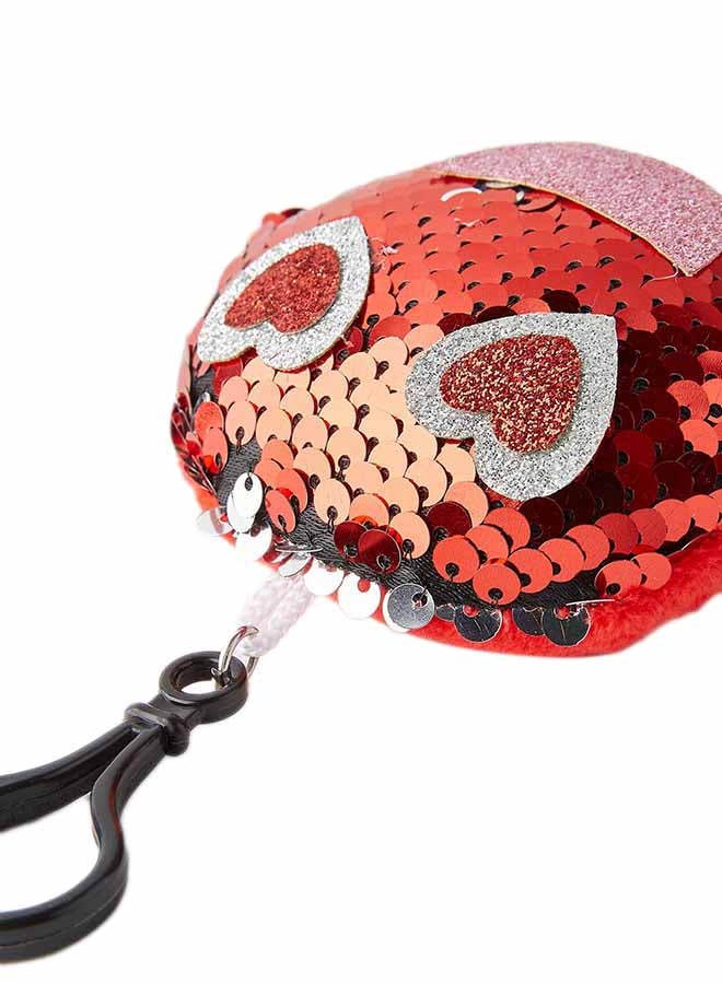 Party Magic - Magic Valentine Sequins Keyring Multicolour - Image 1