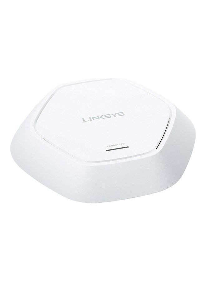 Dual Band Business Wireless Access Point Router With PoE 1750 Mbps White