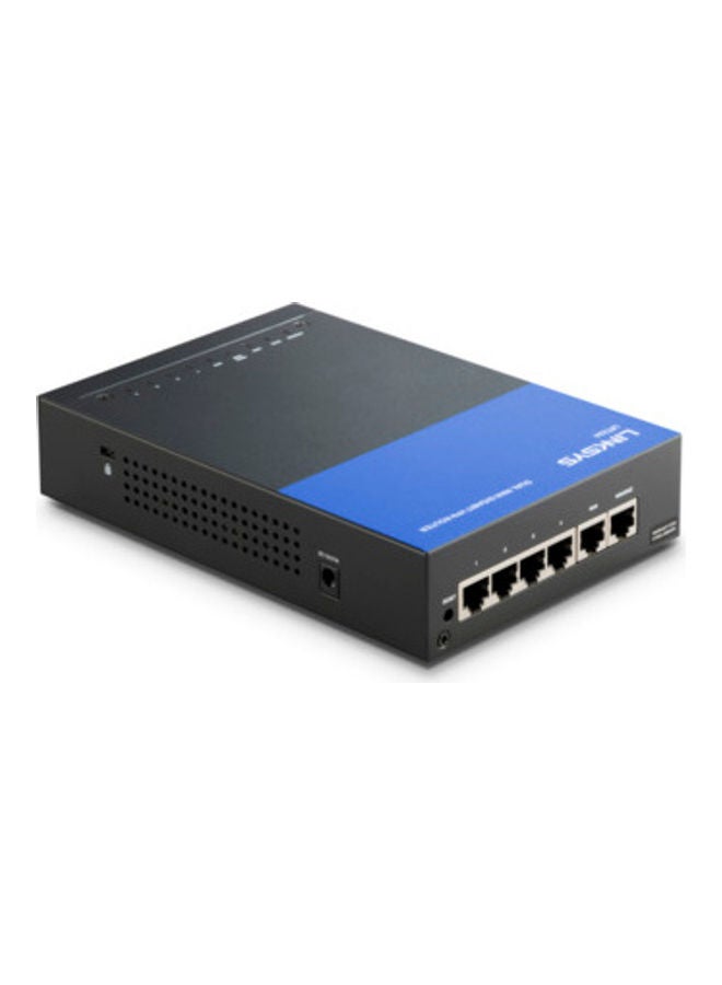 LINKSYS - Dual WAN Business Gigabit VPN Router Black/Blue - Image 1