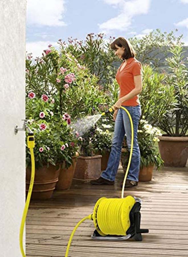 KARCHER - Garden Hose Reel 1,2 15M With Kit Includes Multicolour 3.62kg - Image 1