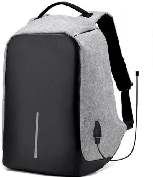 Anti Theft Laptop Bag With USB And Power Bank grey - Image 2