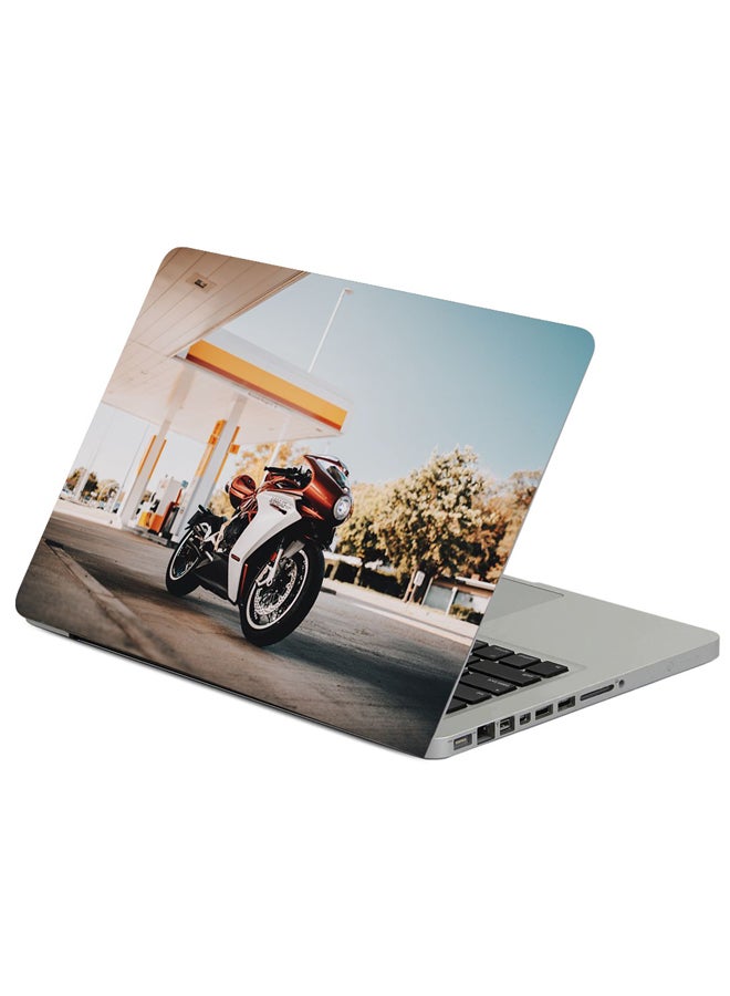 فاست برينت حافظة لابتوب بطبعة دراجة نارية سوبرفيلوس متعدد الألوان