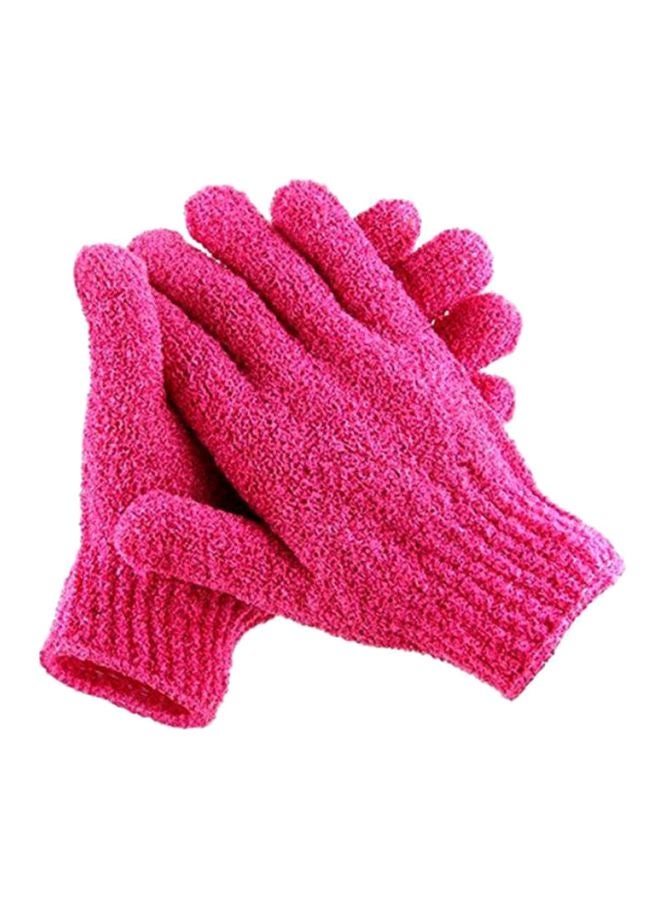 Exfoliating Bath Gloves Pink 15x18.5x2cm - v1612275258/N24196369A_1